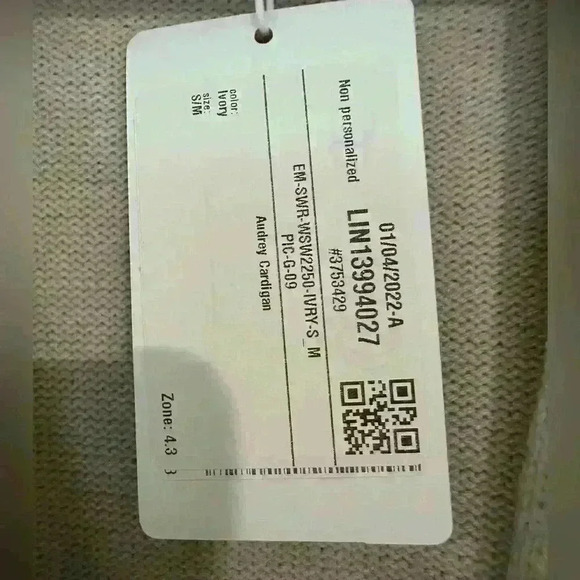 Color‎ Block Open Cardigan with Kimono Sleeves - Picture 3 of 8